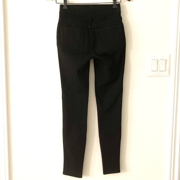 Madewell The Anywhere Jean Leggings Black size 25 - Picture 6 of 13